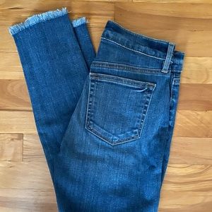 LOFT Jeans with Frayed Ankle